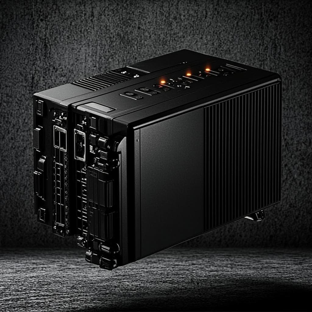 PLC Modules — AI-generated concept photography